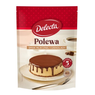 Delecta POLEWA DO CIAST smak MLECZNA CZEKOLADA czekoladowa