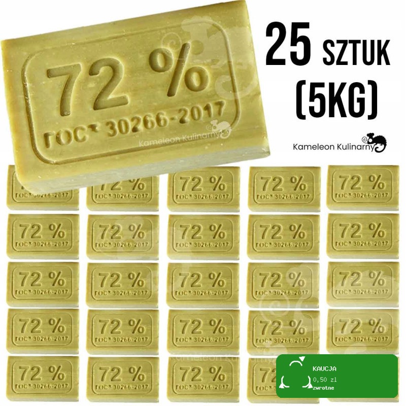 MYDŁO SZARE NATURALNE 72% HIPOALERGICZNE 200g x25