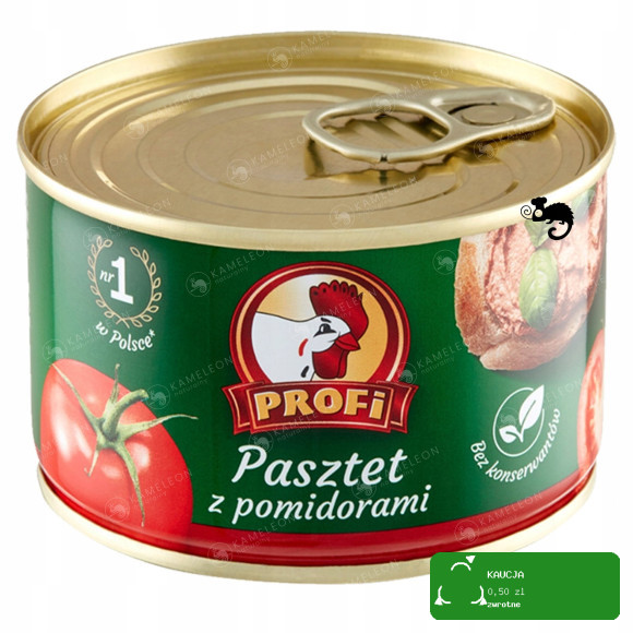 4x PASZTET WIEPRZOWO DROBIOWY mix 4 smaków W PUSZCE 160g x4 0,64KG PROFI