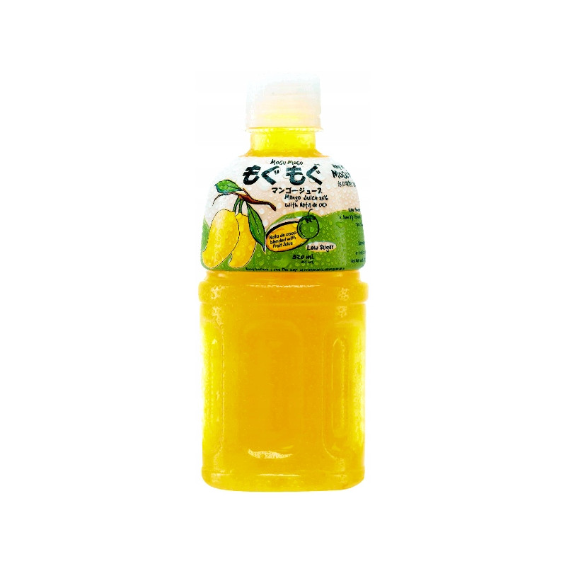 MOGU MOGU napój MANGO z kawałkami galaretki kokosowej 320ml KRÓTKA DATA