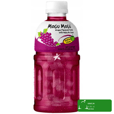 MOGU MOGU napój WINOGRONOWY WINOGRONO z nata de coco galaretka kokos 320ml