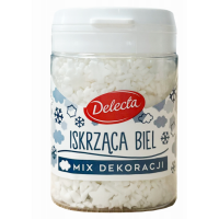 Delecta ISKRZĄCA BIEL Mix DEKORACJI DEKORACJE POSYPKA  55g