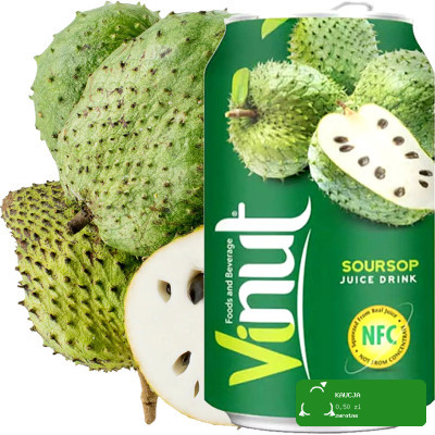 Vinut SOK Z FLASZOWCA FALSZOWIEC GRAVIOLA GUANABANA NFC PUSZKA 330ml 0,33L