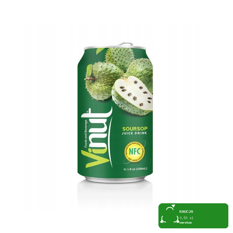 Vinut SOK Z FLASZOWCA FALSZOWIEC GRAVIOLA GUANABANA NFC PUSZKA 330ml 0,33L