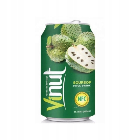 Vinut SOK Z FLASZOWCA FALSZOWIEC GRAVIOLA GUANABANA NFC PUSZKA 330ml 0,33L