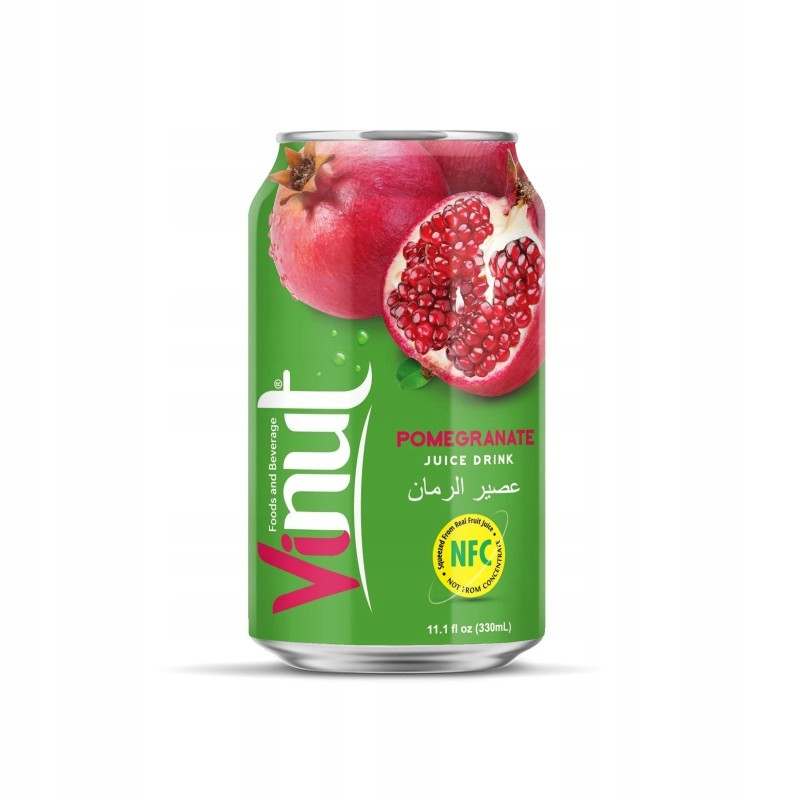 Vinut SOK Z GRANATU GRANAT 35% soku z granatu NFC PUSZKA 330ml 0,33L