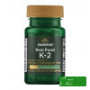 Swanson WITAMINA K2 MK7 naturalna 200mcg 30kaps data 07.2026