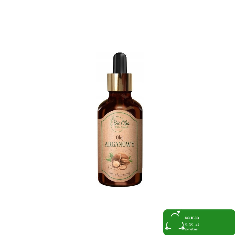 BioOlja OLEJ ARGANOWY zimnotłoczony nierafinowany 50ml