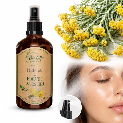 BioOlja BIO HYDROLAT Z KOCANKI WŁOSKIEJ 100ml PRZECIWZAPALNY NAWILŻAJĄCY