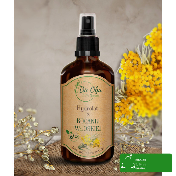 BioOlja BIO HYDROLAT Z KOCANKI WŁOSKIEJ 100ml PRZECIWZAPALNY NAWILŻAJĄCY