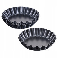 FOREMKI DO TARTELETEK TARTALETEK non-stick babeczek ciastek fi9cm 90mm 6szt
