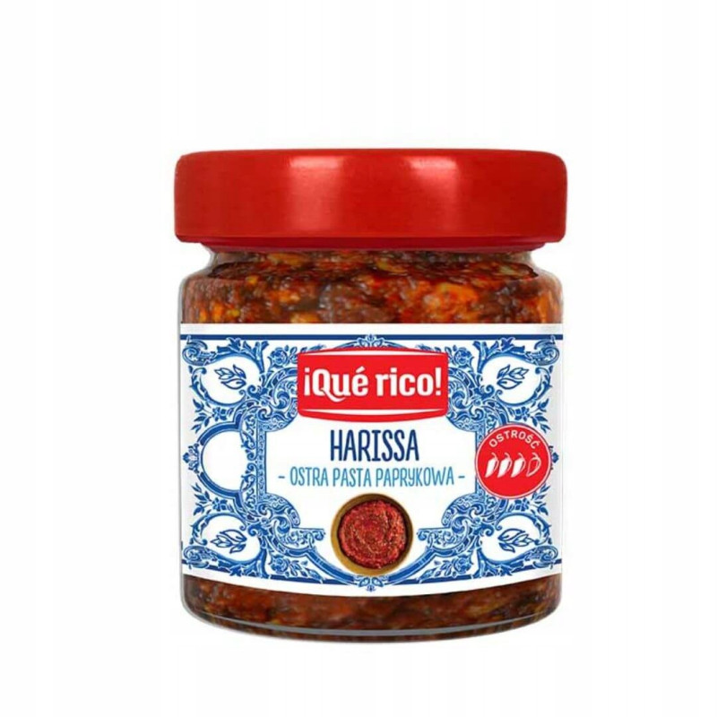 Helcom Que Rico HARISSA OSTRA PASTA PAPRYKOWA 200g pikantny smak
