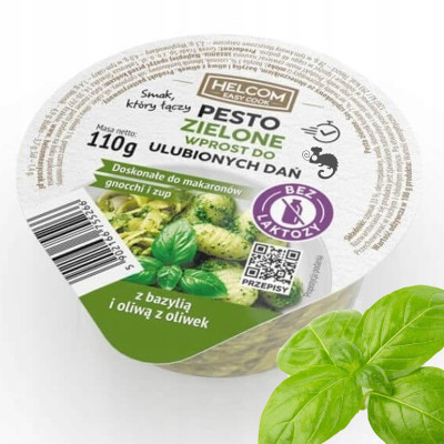 Helcom PESTO ZIELONE Z BAZYLIĄ I OLIWĄ 110G
