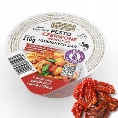 Helcom PESTO CZERWONE Z SUSZONYMI POMIDORAMI 110G