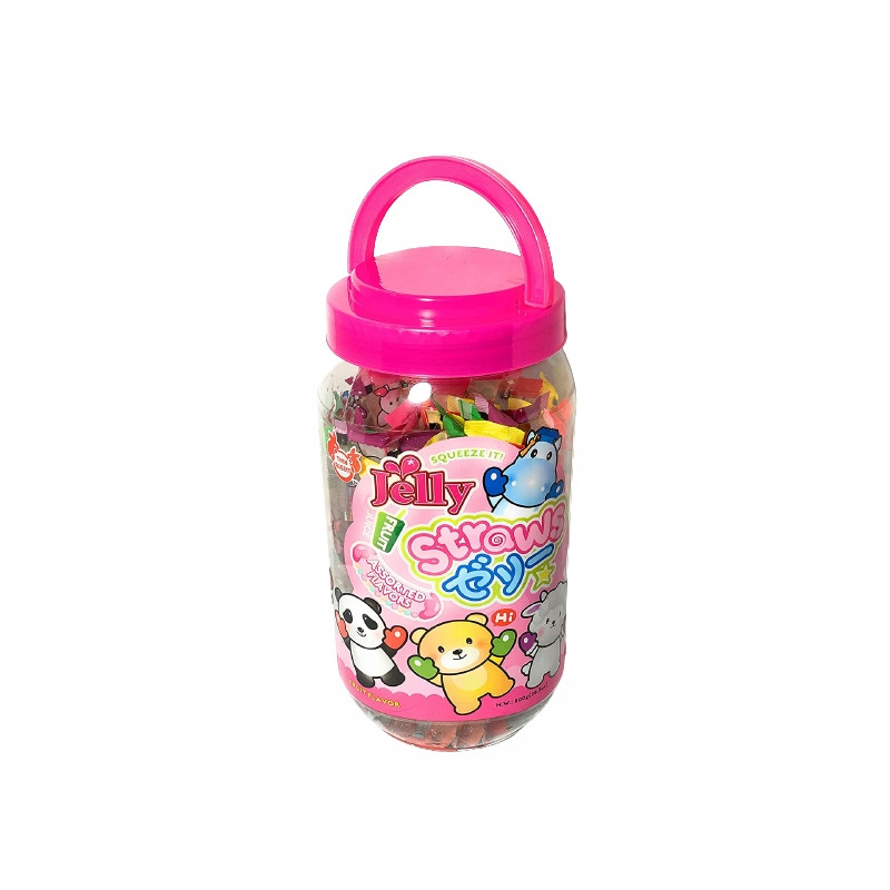 SPESHOW JELLY STRAWS MIX żelki owocowe galaretki 800g ANIMAL FRIENDS JAR