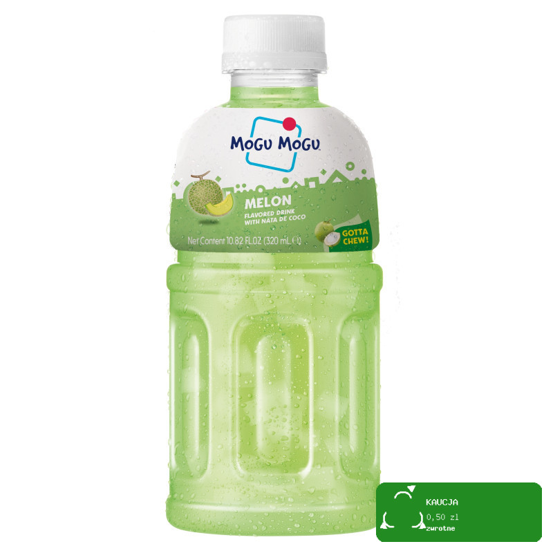 MOGU MOGU napój MELON MELONOWY z galaretką kokosową 320ml