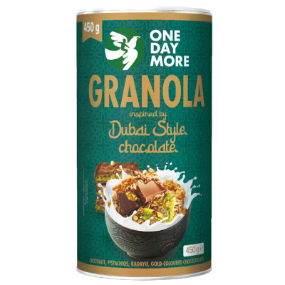 OneDayMore GRANOLA DUBAI STYLE CHOCOLATE Dubajska Czek 450g