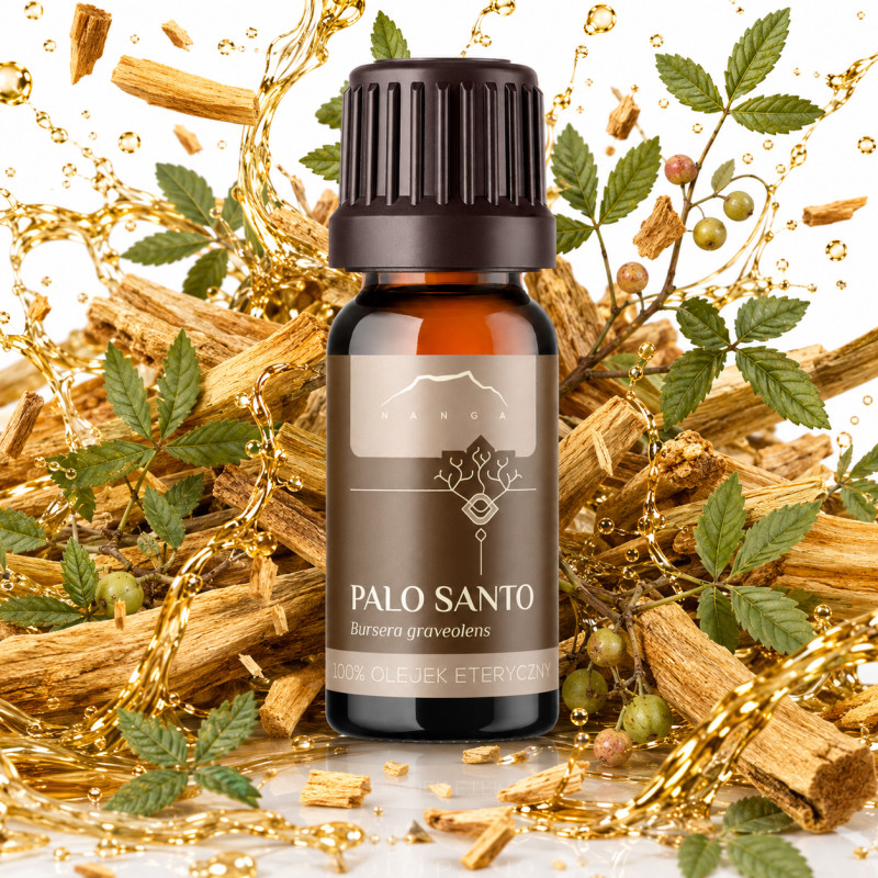Nanga OLEJEK ETERYCZNY 100% PALO SANTO 10ml wsparcie PRZECIWLĘKOWY KOJĄCY