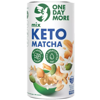 OneDayMore MUSLI PREMIUM MIX KETO MATCHA 600g granola płatki