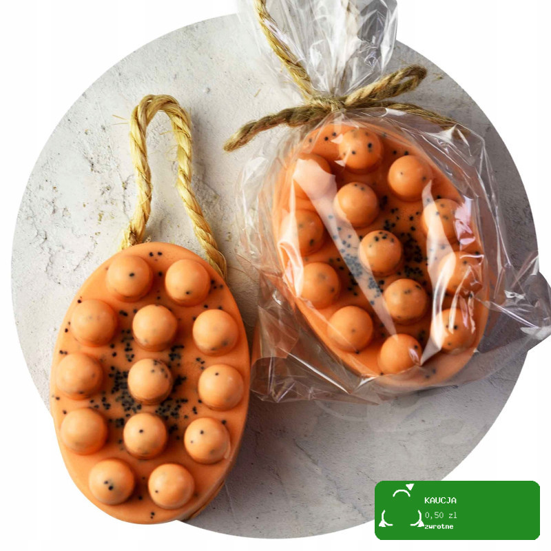 MYDŁO KOSTKA masaż + peeling PIĘKNY ZAPACH 150g POMARAŃCZA CYNAMON GOŹDZIKI
