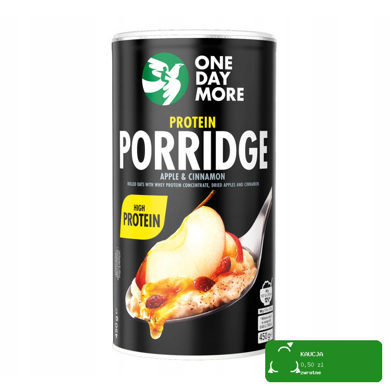OneDayMore PROTEIN PORRIDGE Owsianka JABŁKO CYNAMON 450g