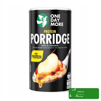 OneDayMore PROTEIN PORRIDGE Owsianka JABŁKO CYNAMON 450g