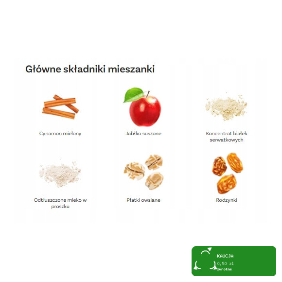 OneDayMore PROTEIN PORRIDGE Owsianka JABŁKO CYNAMON 450g