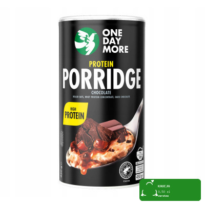 OneDayMore PROTEIN PORRIDGE CHOCOLATE Czekoladowa OWSIANKA proteinowa 450g