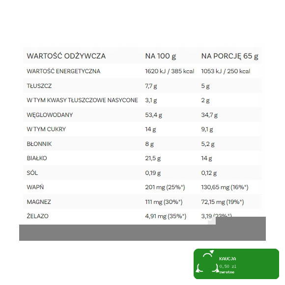 OneDayMore PROTEIN PORRIDGE CHOCOLATE Czekoladowa OWSIANKA proteinowa 450g