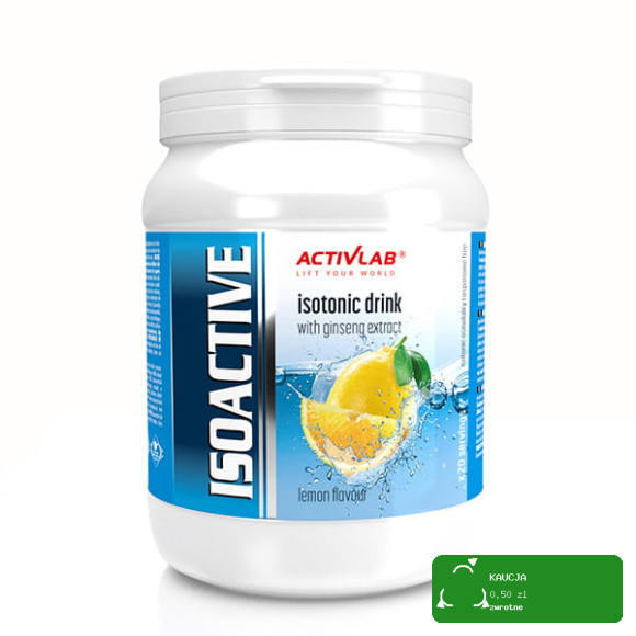 ISOACTIVE Izotonik Activlab ELEKTROLITY smak CYTRYNA lemon 630g słój