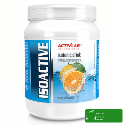 ISOACTIVE Izotonik Activlab ELEKTROLITY smak POMARAŃCZA orange 630g słój