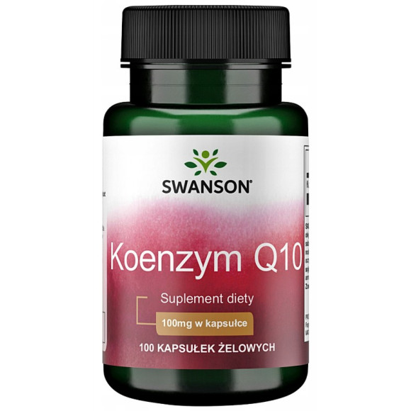 Swanson CoQ10 KOENZYM Q10 100mg 100kaps wsparcie: UKŁAD SERCOWY NACZYNIOWY