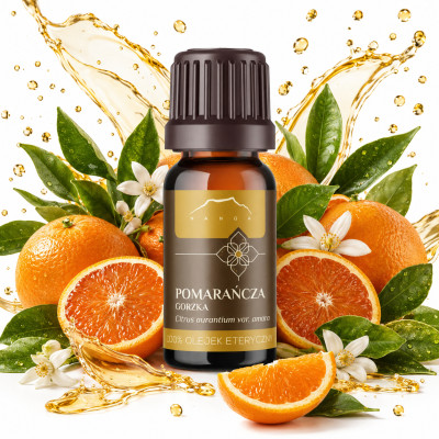 NANGA Naturalny OLEJEK ETERYCZNY GORZKA POMARAŃCZA 100% z pomarańczy 10ml