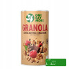OneDayMore GRANOLA CZEKOLADOWA Z MALINAMI 450g gorzka czekolada + maliny