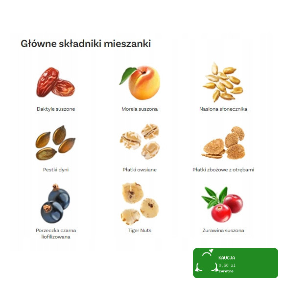 OneDayMore MUSLI FUNKCJONALNE IMMUNO Odporność 200g płatki