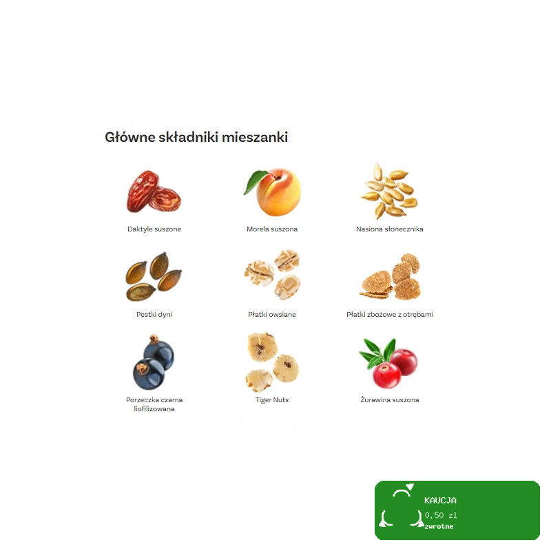 OneDayMore MUSLI FUNKCJONALNE IMMUNO Odporność 200g płatki