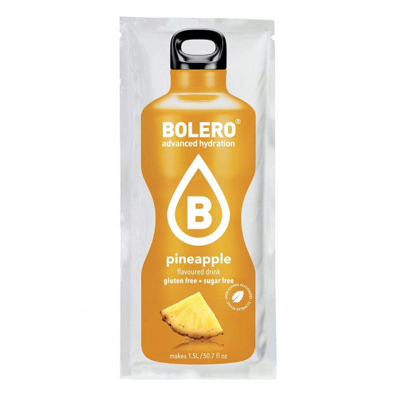 BOLERO DRINK ORZEŹWIAJĄCY NAPÓJ w proszku bez cukru PINEAPPLE Ananas