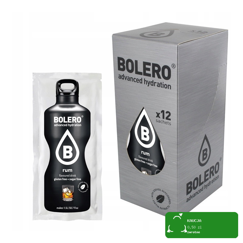 BOLERO DRINK NAPÓJ INSTANT w proszku RUM 9g