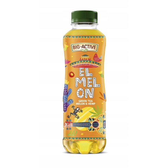 Big-Active EL MELON ZIELONA HERBATA +MELON+KONOPIE 500ml 1SZT KRÓTKA DATA
