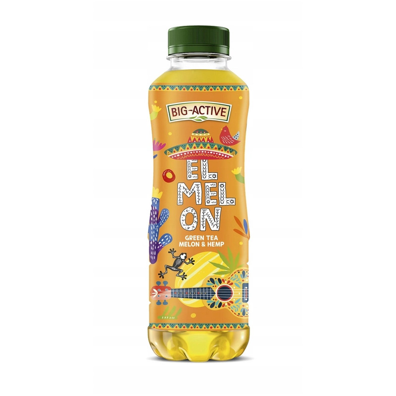 Big-Active EL MELON ZIELONA HERBATA +MELON+KONOPIE 500ml 1SZT KRÓTKA DATA