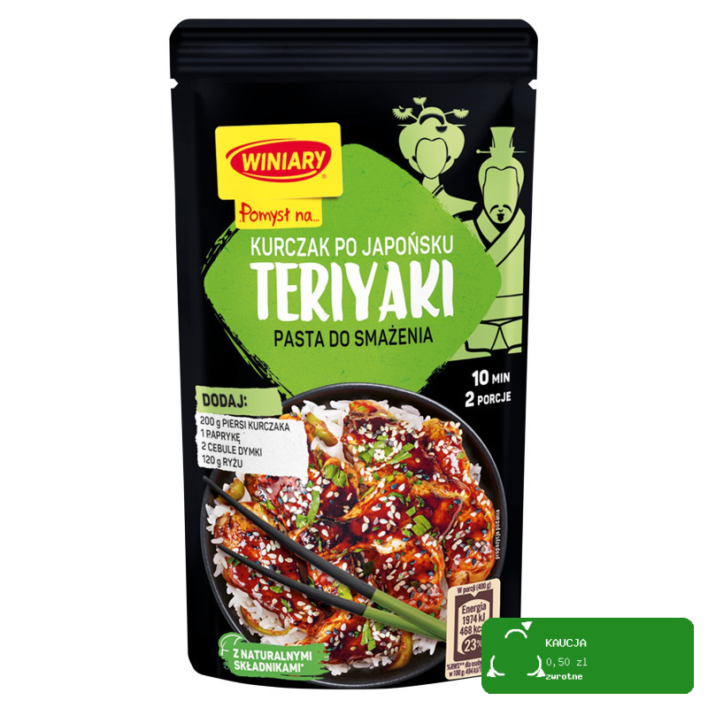 Winiary POMYSŁ NA... PASTA DO SMAŻENIA KURCZAK PO JAPONSKU Teriyaki 65 g