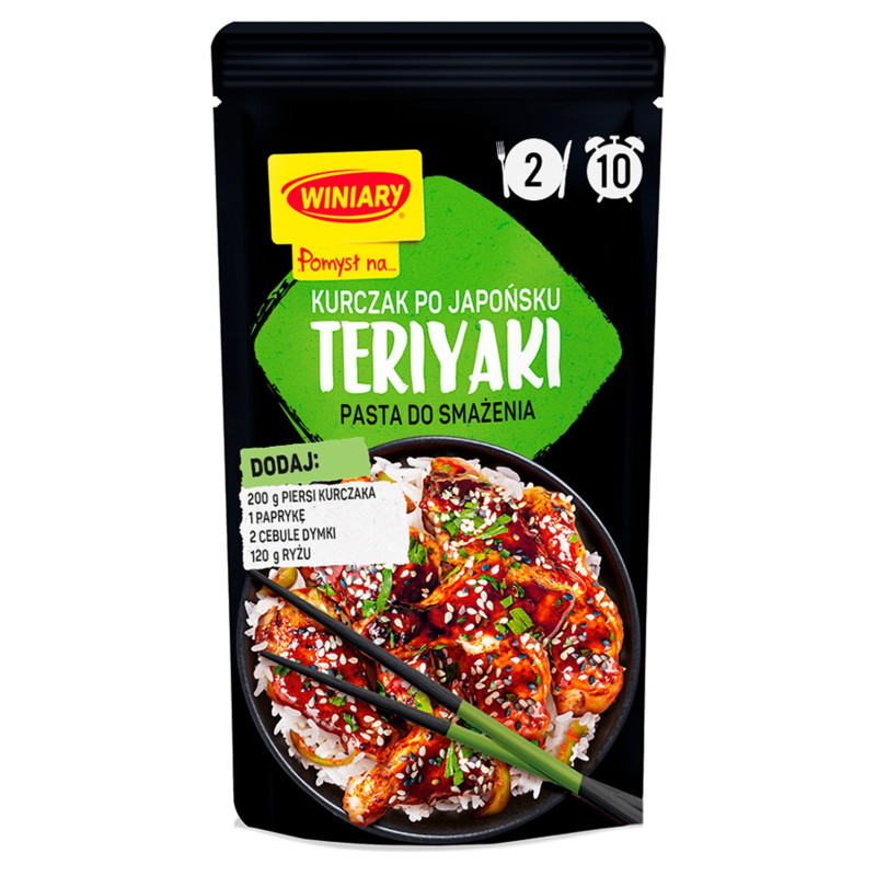 Winiary POMYSŁ NA... PASTA DO SMAŻENIA KURCZAK PO JAPONSKU Teriyaki 65 g