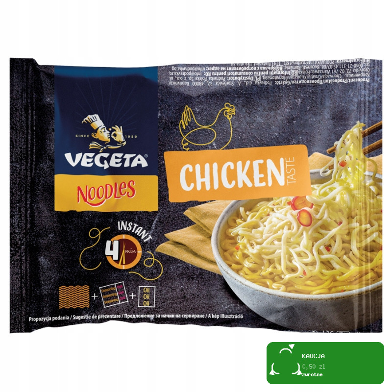 Vegeta NUDLES mix 75g x3szt zupka chińska makaron TERIYAKI KURCZAK WOŁOWINA