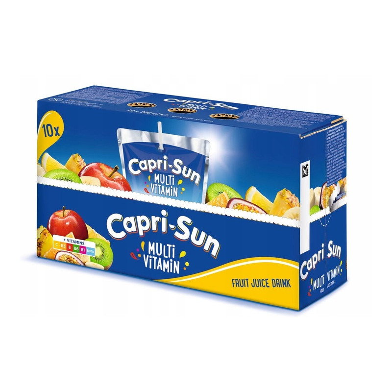 CAPRI-SUN Napój owocowy ze słomką WIELOOWOCOWY MYSTIC DRAGON 200ml 40szt 8L