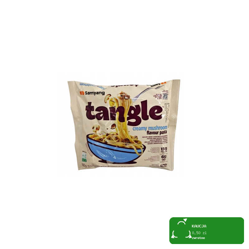 Samyang TANGLE GRZYBOWE CREAMY MUSHROOM Makaron z sosem i grzybami 105g