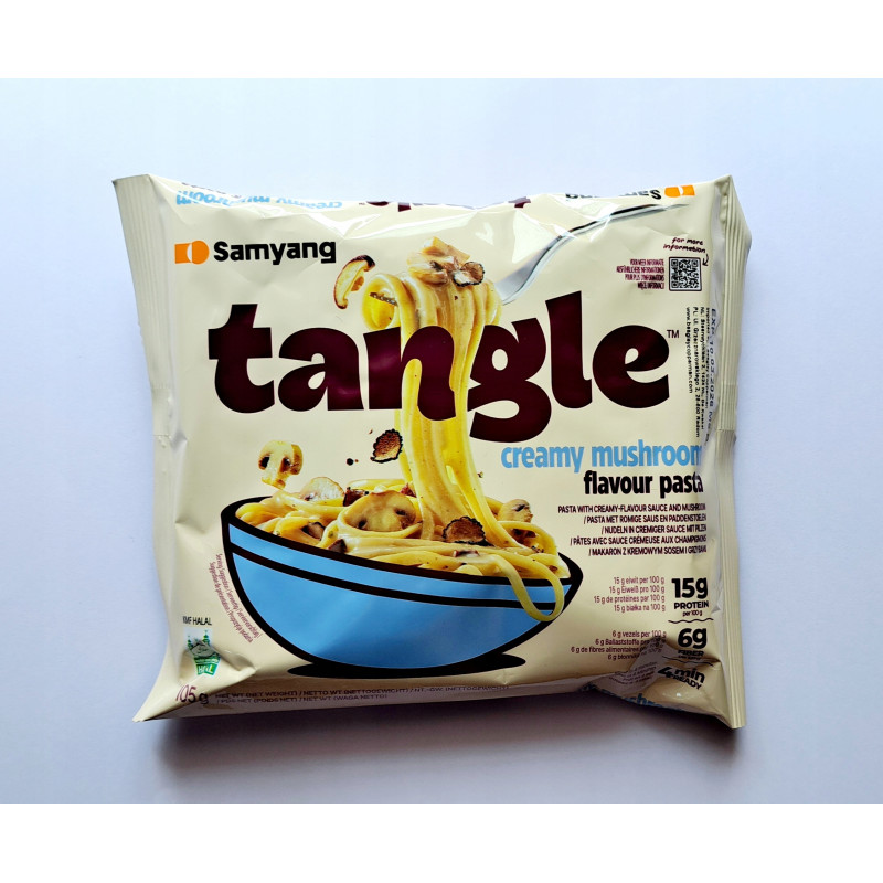 Samyang TANGLE GRZYBOWE CREAMY MUSHROOM Makaron z sosem i grzybami 105g