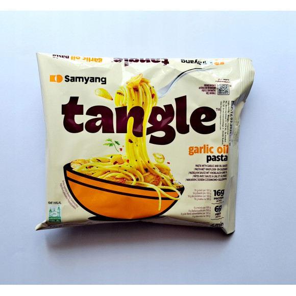Samyang TANGLE CZOSNKOWE GARLIC OIL PASTA Makaron 100g KRÓTKA DATA