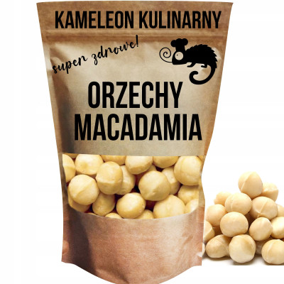 KAMELEON KULINARNY ORZECHY MACADAMIA MAKADAMIA całe 100G KRÓTKA DATA