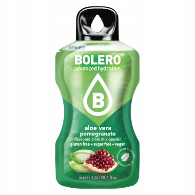 BOLERO DRINK NAPÓJ w proszku ALOE VERA POMEGRANATE 9g aloes granat