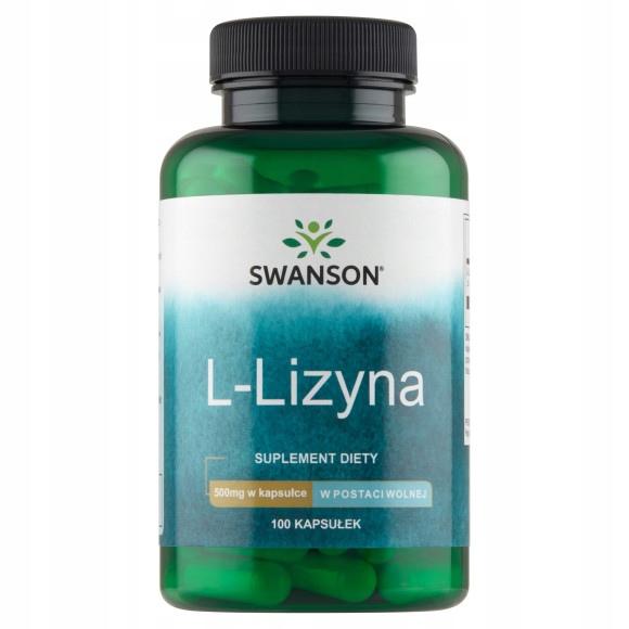 Swanson L-LIZYNA 500mg 100kaps
